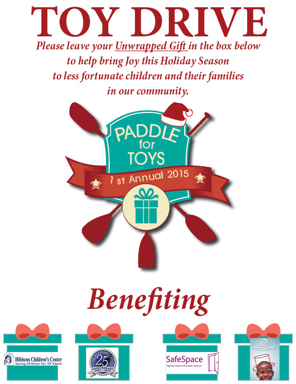 Paddle For  Toys  Drive